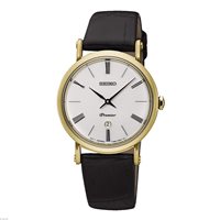 Watch Seiko Woman Premier in Steel yellow gold plated SXB432P1 - SXB432P1